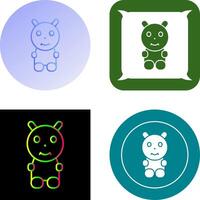 Unique Toys Icon Design vector