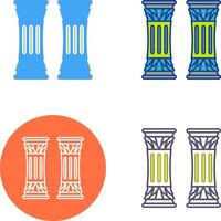 diseño de icono de columna vector