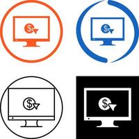 Unique Pay Per Click Icon Design vector