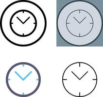 Unique Clock Icon Design vector