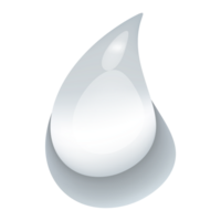 Free shape waterdrop isolated on background png