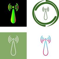 Non Ionizing Radiation Icon Design vector