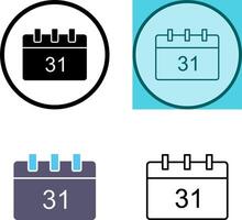 Unique Calendar Icon Design vector