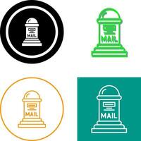 Mail Box Icon Design vector