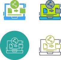 File Share Icon Design vector