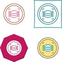 Layers Icon Design vector