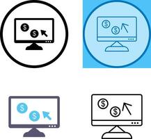 Unique Pay Per Click Icon Design vector