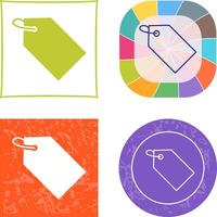 Unique Tag Icon Design vector
