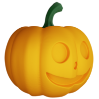 pumpa ClipArt platt design ikon isolerat på transparent bakgrund, 3d framställa halloween begrepp png