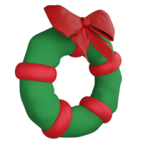 Natale decorazione puntello clipart piatto design icona isolato su trasparente sfondo, 3d rendere Natale e nuovo anno concetto png