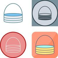 Unique Basket Icon Design vector