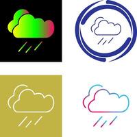 diseño de icono de lluvia vector