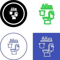 Toilet Icon Design vector