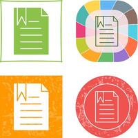 Unique Bookmarked Document Icon Design vector
