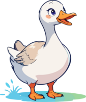 ganso pájaro dibujos animados clipart png