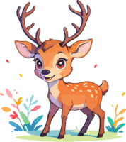 Deers Animal Cartoon Clip png