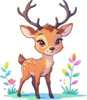 Deers Animal Cartoon Character png