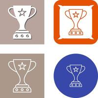 Unique Winner Icon Design vector