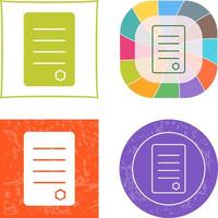 Unique Reports Icon Design vector