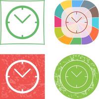 único reloj icono diseño vector