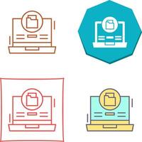 Data Storage Icon Design vector