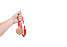 innehav en brons medalj vinnare transparent png