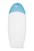 Empty white plastic bottle transparent png