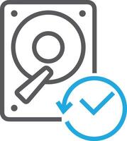 Storage data icon symbol image for database illustration vector