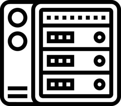 Storage data icon symbol image for database illustration vector