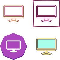 Monitor Icon Design vector