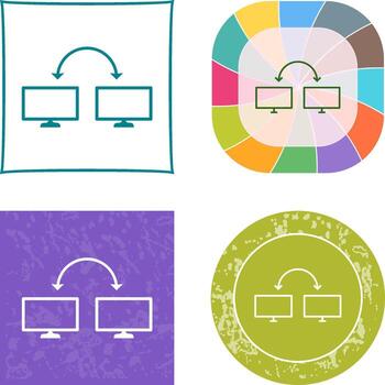 Unique Connected Systems Icon Design vector