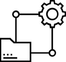 almacenamiento datos icono símbolo imagen para base de datos ilustración vector