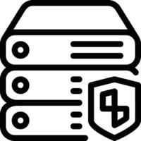 Storage data icon symbol image for database illustration vector