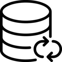 Storage data icon symbol image for database illustration vector