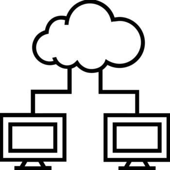 almacenamiento datos icono símbolo imagen para base de datos ilustración vector