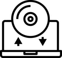 Storage data icon symbol image for database illustration vector