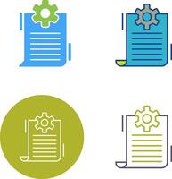 Content Management Icon Design vector