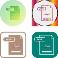 Java icono diseño vector