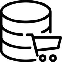 Storage data icon symbol image vector