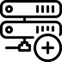 Storage data icon symbol image for database illustration vector