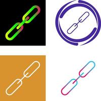 Link Building Icon Design vector