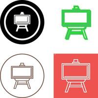 Easel Icon Design vector