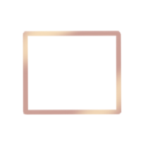 Simple Square Border Frame on a Transparent Background png