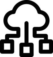 Storage data icon symbol image for database illustration vector