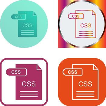 CSS Icon Design vector