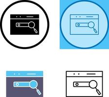 Unique SEO Icon Design vector