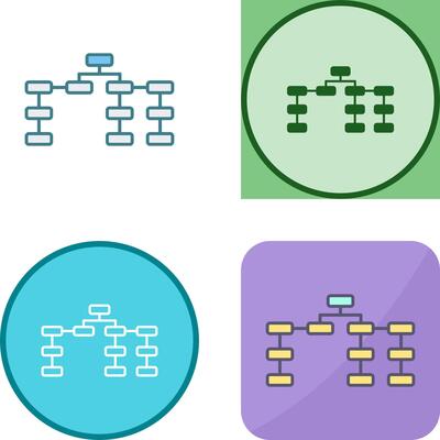 Unique Seo Structure Icon Design