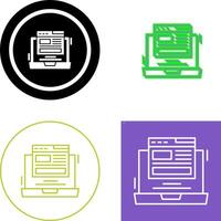 Layout Icon Design vector