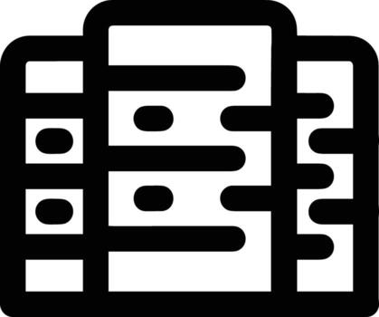 Storage data icon symbol image for database illustration vector