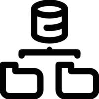 Storage data icon symbol image for database illustration vector